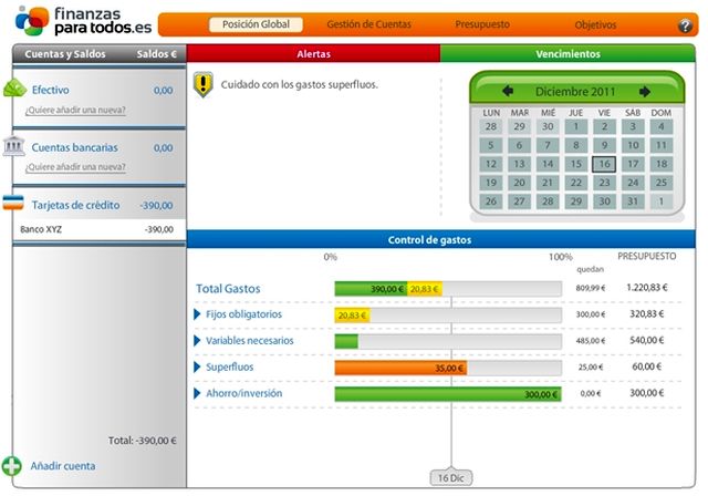 Mi Presupuesto, aplicación multiplataforma gratuita para las finanzas del hogar