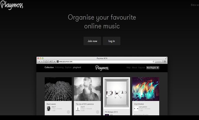 Playmoss, plataforma para almacenar música que encontramos en la red
