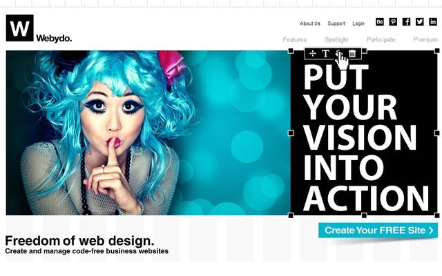 Webydo, plataforma online gratuita para crear sitios profesionales sin programar
