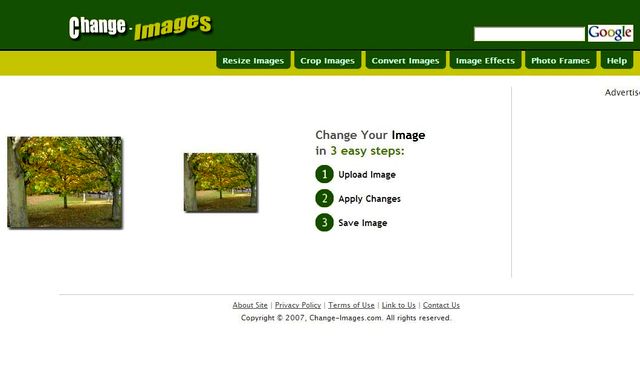 Change Images, excelente utilidad web gratuita para editar tus fotos