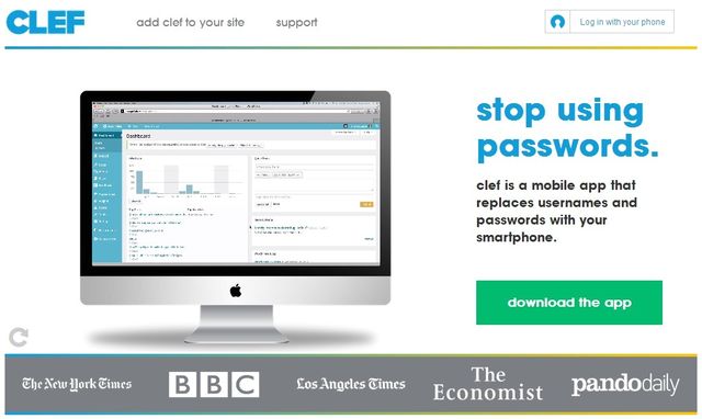 Clef, olvídate de contraseñas en WordPress y lee un código con tu móvil