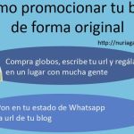 Infografía con doce ideas muy originales para promocionar tu blog