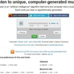 Computoser: aplicación web para generar música Creative Commons