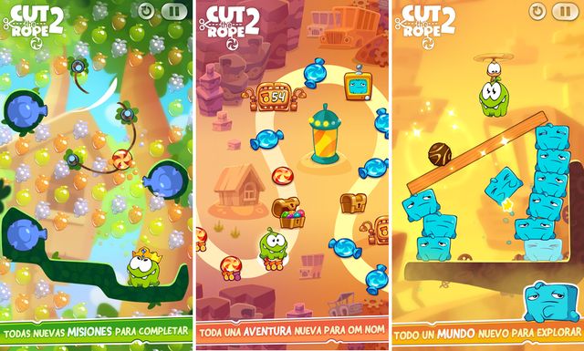 Cut The Rope 2 gratis para los dispositivos con Android