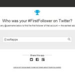 FirstFollower, recuerda quién fue tu primer seguidor en Twitter