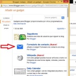 Ya puedes incluir un formulario de contacto en tu blog de Blogger