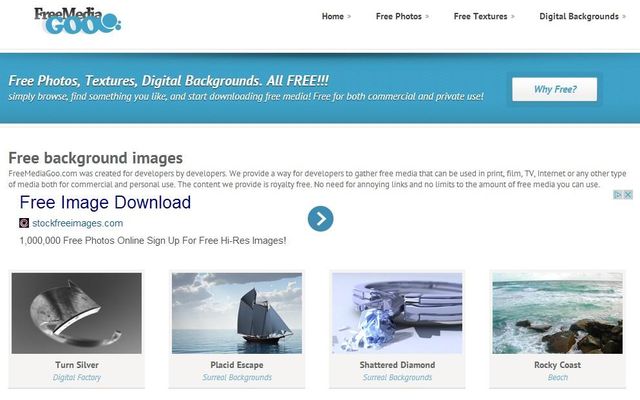 Free Media Goo, banco de imágenes libres para bloggers y webmasters