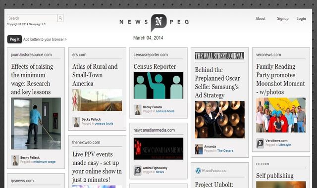 Newspeg, red social para compartir y curar noticias al estilo Pinterest