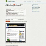 Page2Images, utilidad web para convertir código HTML en PDF o imagen
