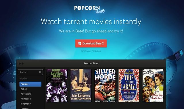 Popcorn Time, ve los vídeos en streaming sin descargar los torrents