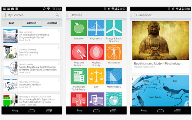 La plataforma educativa Coursera llega a tu Android