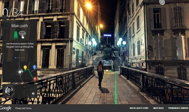 Google Night Walk, un bonito viaje virtual por las calles de Marsella