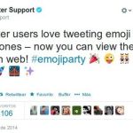 Twitter ya permite usar emoticonos en su cliente web
