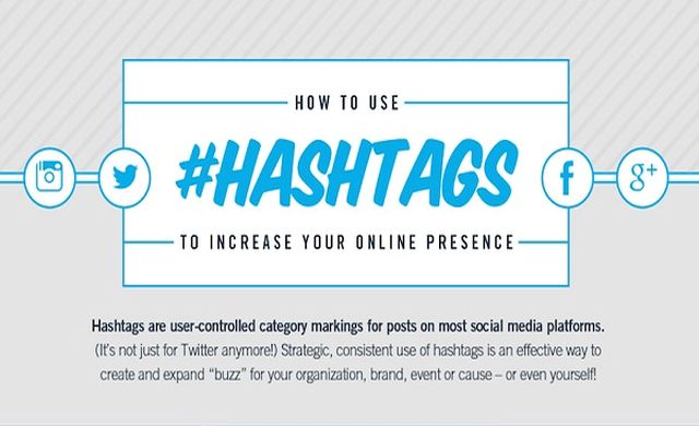 Usando los hashtags para incrementar nuestra presencia online (infografía)