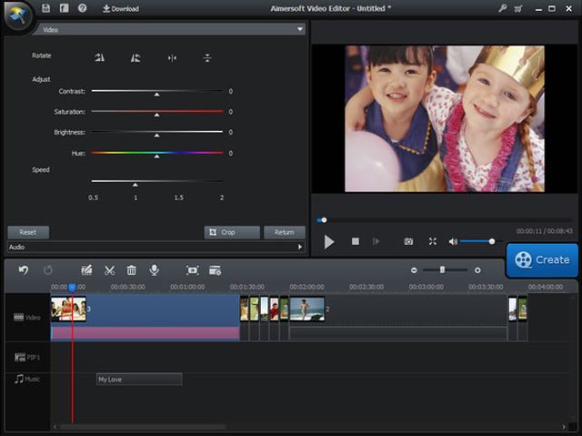 Aimersoft Video Editor, uno de los mejores editores de vídeo