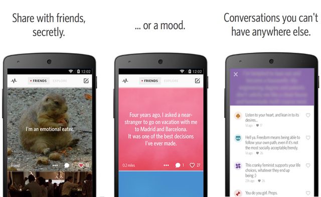 Secret, comunidad de mensajes anónimos da el salto a Android