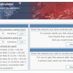 Online PayPal Fee Calculator, calcula las comisiones de PayPal