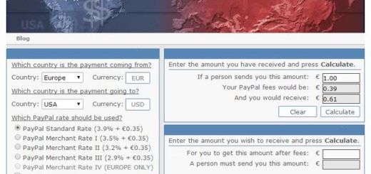Online PayPal Fee Calculator, calcula las comisiones de PayPal