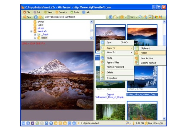 WinTrezur, visualizador de imágenes con opción para cifrarlas