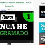 Curso gratuito de programación para los que no han programado nunca