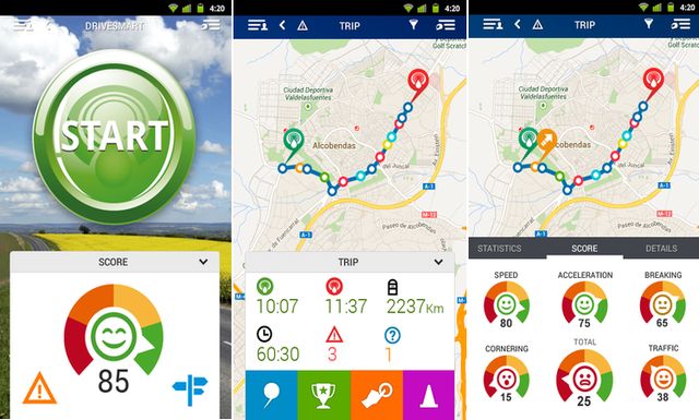 Drive Smart, app Android que nos enseña a conducir mejor