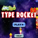 Typing Rocket, sencillo juego online para escribir más rápido