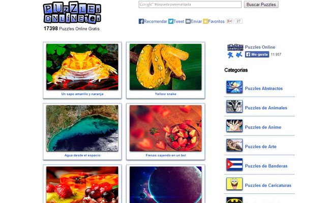 Puzzles Online, más de 17000 puzzles para pasar el rato