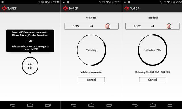 To-PDF, convierte imágenes y documentos a PDF (Android)