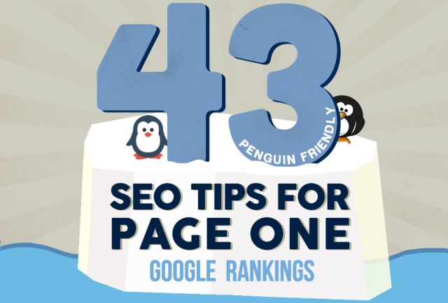 Infografía con 43 consejos SEO a tener en cuenta