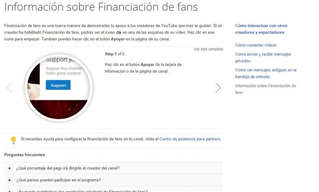 YouTube permite hacer donaciones a creadores de contenido