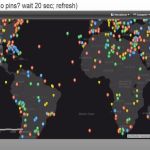 Mapa que geolocaliza fotos tomadas desde el espacio