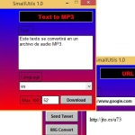 SmallUtils: convierte texto a Mp3 o PDF, acorta URLs, toma webshots y más