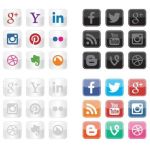 Social Icon Vectors: set de iconos vectoriales gratuitos para social media