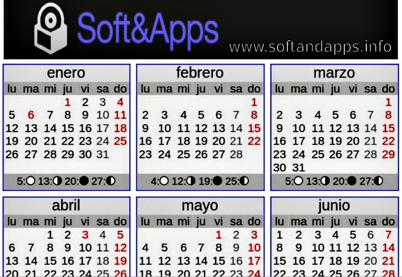 Calendario del 2015 en PDF para descargar e imprimir