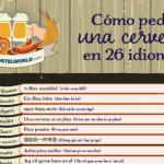 Aprendiendo a pedir cerveza en 26 idiomas (infografía)