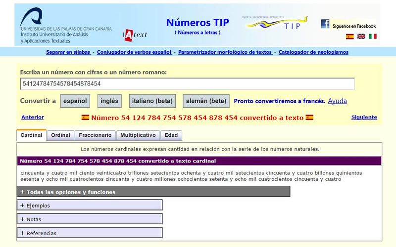 Números TIP: convierte una cifra o número a texto