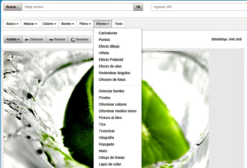 Completo y práctico editor de fotos gratis en línea y gratuito