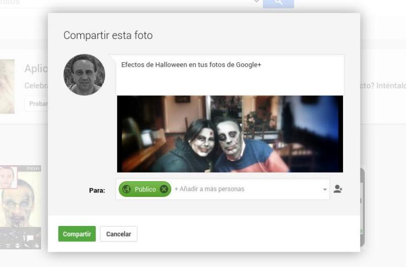 Editor de fotos de Google+ incorpora efectos de Halloween