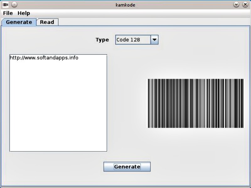 Kamkode: software multiplataforma para crear y leer códigos QR