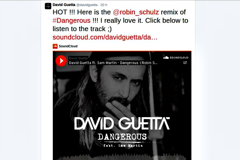 Ya es posible escuchar música en la timeline de Twitter