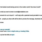Emailadore: envía un email para compartir texto y archivos