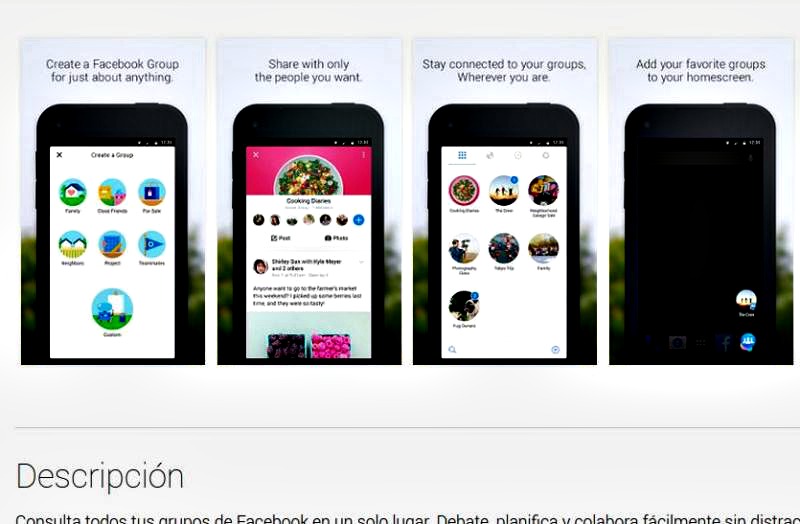 Facebook Groups: nueva app de Facebook para gestión de grupos