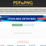 PDFtoPNG: convertidor online gratuito de PDF a PNG
