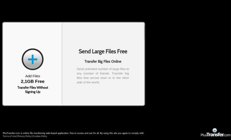 PlusTransfer: solución gratuita para enviar archivos de gran tamaño