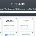 PublicAPIs: directorio con miles de API para desarrolladores