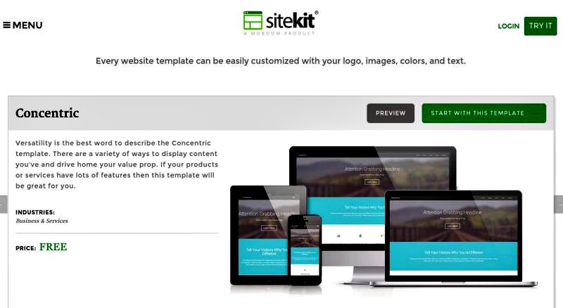 SiteKit: todo lo necesario para crear una web profesional gratis