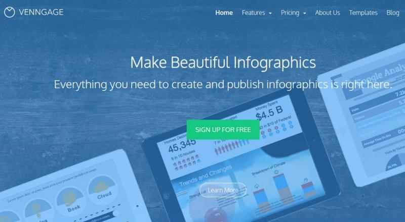 Venngage: otra alternativa online para crear infografías
