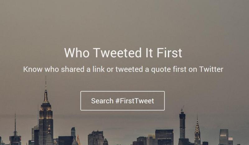 Who Tweeted It First: descubre quién fue el primero que lo dijo en Twitter