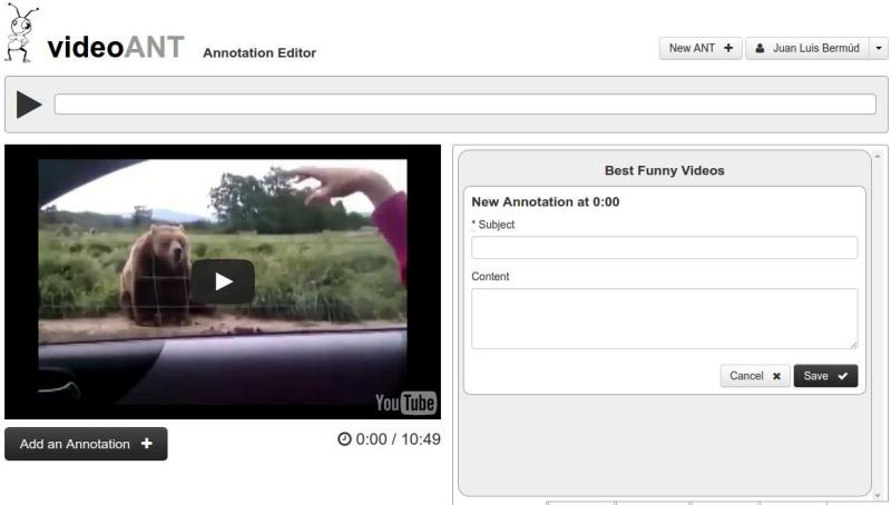 VideoANT: añade anotaciones a cualquier vídeo público de YouTube