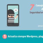 Siete útiles consejos para aumentar la seguridad de WordPress (infografía)